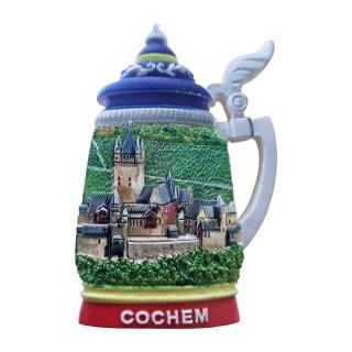 Poyresin Magnet Cochem Bierkrug