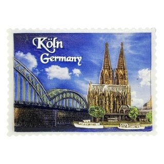 Köln Magnet Dom Panorama und Rheinbrücke