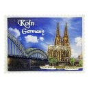 Köln Magnet Dom Panorama und Rheinbrücke
