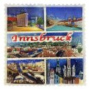 Magnet Innsbruck mit Stadtansichten und Bergpanorama