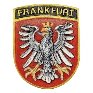 Frankfurt Wappenform Magnet mit Frankfurter Adler Stadtwappen