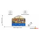 München Magnet Altstadt Panorama mit Frauenkirche...