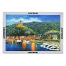 Cochem Panorama Magnet mit Mosel Altstadt und Reichsburg...
