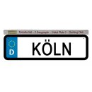 Blechschild Metall Klein - Köln KFZ 26 x 7 cm