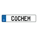 Blechschild Metall Klein - Cochem KFZ 26 x 7 cm