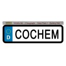 Blechschild Metall Klein - Cochem KFZ 26 x 7 cm