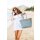 Badetasche Einkaufskorb große Strandtasche Familie Beach Bag Groß - Türkis Weiß Schwarz