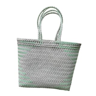 Badetasche Einkaufskorb große Strandtasche Familie Beach Bag Groß - Weiß Schwarz Grün