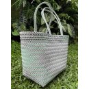 Badetasche Einkaufskorb große Strandtasche Familie Beach Bag Groß - Weiß Schwarz Grün