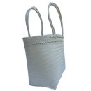 Badetasche Einkaufskorb große Strandtasche Familie Beach Bag Groß - Weiß