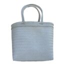 Badetasche Einkaufskorb große Strandtasche Familie Beach Bag Groß - Weiß