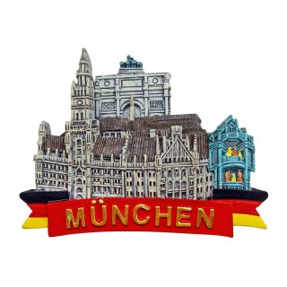 Magnet Kühlschrankmagnet Souvenir Deko Mitbringsel Germany - München