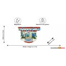 Magnet Polyresin Premium Frankfurt am Main Weiß