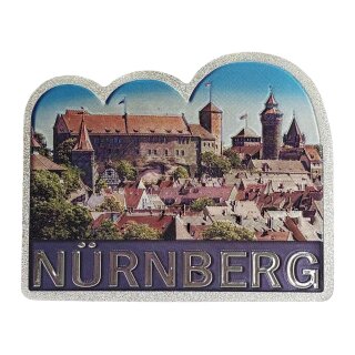 Großes Folien Fotomagnet Kühlschrankmagnet Foto Magnet Glitzer Folie - Nürnberg
