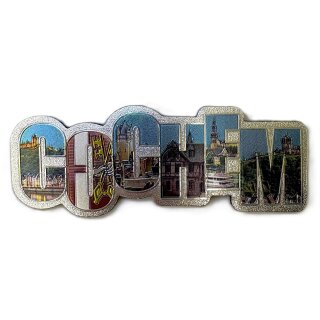 Großes Folien Fotomagnet Kühlschrankmagnet Foto Magnet Glitzer Folie - Cochem Schriftzug