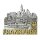 Frankfurt Kühlschrankmagnet Silber 3D Skyline Römer Main Souvenir