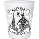 12 er pack Schnapsglas 25ml  Schwarz Weiß...