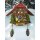 Kühlschrankmagnet Kuckucksuhr Magnet Haus Zapfen Berge Souvenir Handbemalt - Salzburg