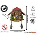 Kühlschrankmagnet Alpen Kuckucksuhr Magnet  Urlaubserinnerung Mitbringsel Deko - Nördlingen