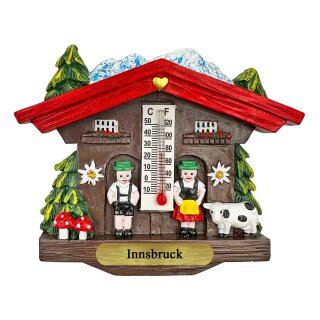 Kühlschrankmagnet Kuckucksuhr Magnet Haus Pilze Kuh Berge - Innsbruck