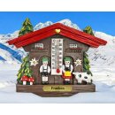 Kühlschrankmagnet Alpen Kuckucksuhr Magnet  Wetterhaus Thermometer Deko - Franken