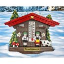 Kühlschrankmagnet Alpen Kuckucksuhr Magnet  Wetterhaus Thermometer Deko - Neuschwanstein