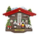 Kühlschrankmagnet Alpen Kuckucksuhr Magnet  Wetterhaus Thermometer Deko - Rüdesheim