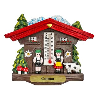 Kühlschrankmagnet Kuckucksuhr Magnet Haus Pilze Kuh Berge - Colmar