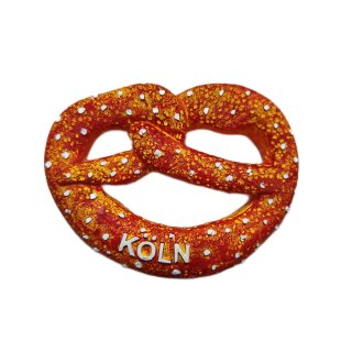 Kühlschrankmagnet Magnet Polyresin Breze Brezel - Köln