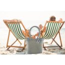 Badetasche Einkaufskorb große Strandtasche Familie Beach Bag Groß - Weiß Schwarz Blau