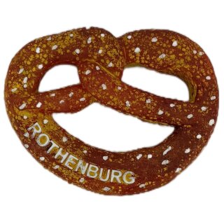 Kühlschrankmagnet Magnet Polyresin Breze Brezel - Rothenburg ob der Tauber