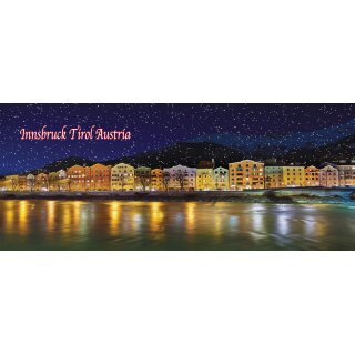 Großes ca. 130cm x 5cm Foto Magnet Innsbruck