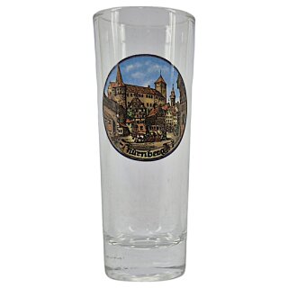Wodkastange lang Schnaps Glas ca 10 cm Klar