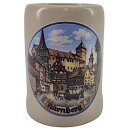 5cm Bierkrug Tasse Grüße aus Nürnberg