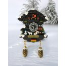 Winter Kuckucksuhr Magnet Wetterhaus Thermomether Deko - Neuschwanstein