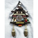 Kuckucksuhr Magnet Souvenir Alpen Hütte Wetterhaus Kühlschrankmagnet Neuschwanstein