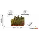 Premium Massiv Metall Magnet Frankfurt am Main Römer Gold