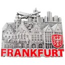 Premium Massiv Metall Magnet Frankfurt am Main Römer