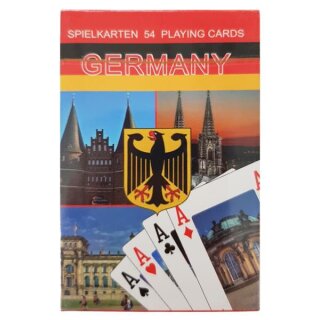 54 Blatt Spielkarten Deutschland Souvenir Pokerkarten Skartkarten Brd Germany