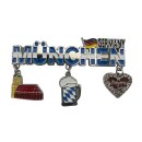 München Germany Magnet Metall Charms