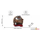 München Metallmagnet Bierkrug Brezel Bayern Wahrzeichen - Bronze