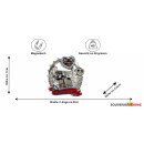 München Metallmagnet Bierkrug Brezel Bayern Wahrzeichen - Silber Glänzend