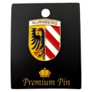 Nürnberg Pin Flagge Stadtwappen Gold