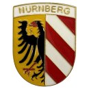 Nürnberg Metall Magnet Stadtwappen Gold