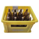 Flaschenöffner Bierkasten gelb