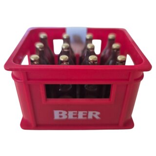 Flaschenöffner Bierkasten rot