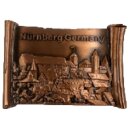 Premium Metall Magnet Nürnberg Burg Kaiserburg...