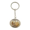 Schlüsselanhänger München silber