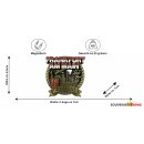 Metall Magnet Frankfurt gold