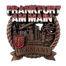 Metall Magnet Frankfurt bronze
